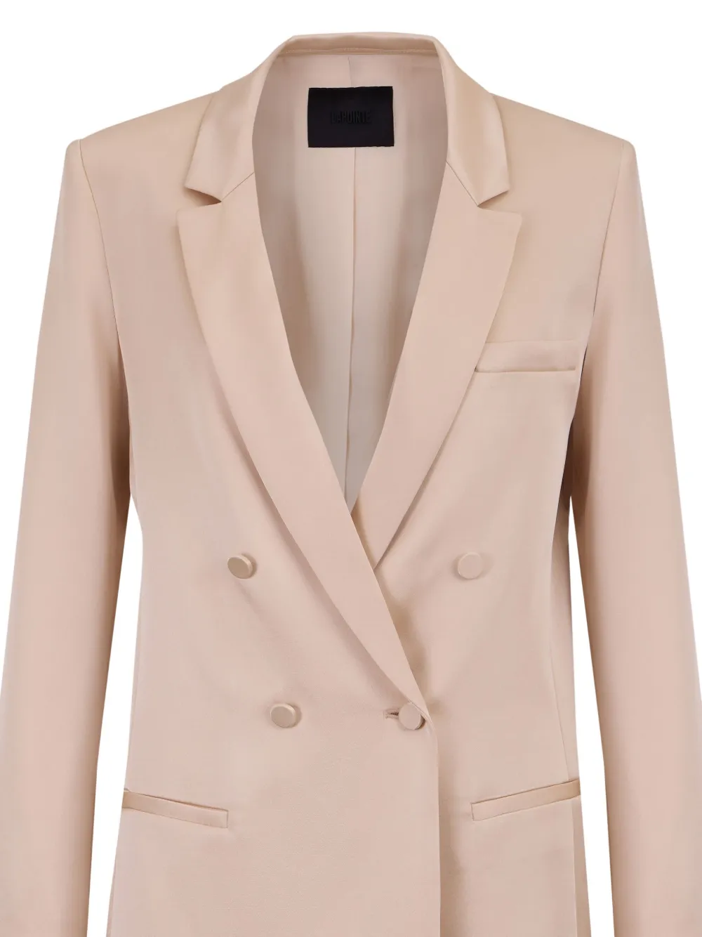 Lapointe Double-breasted Blazer In Pink