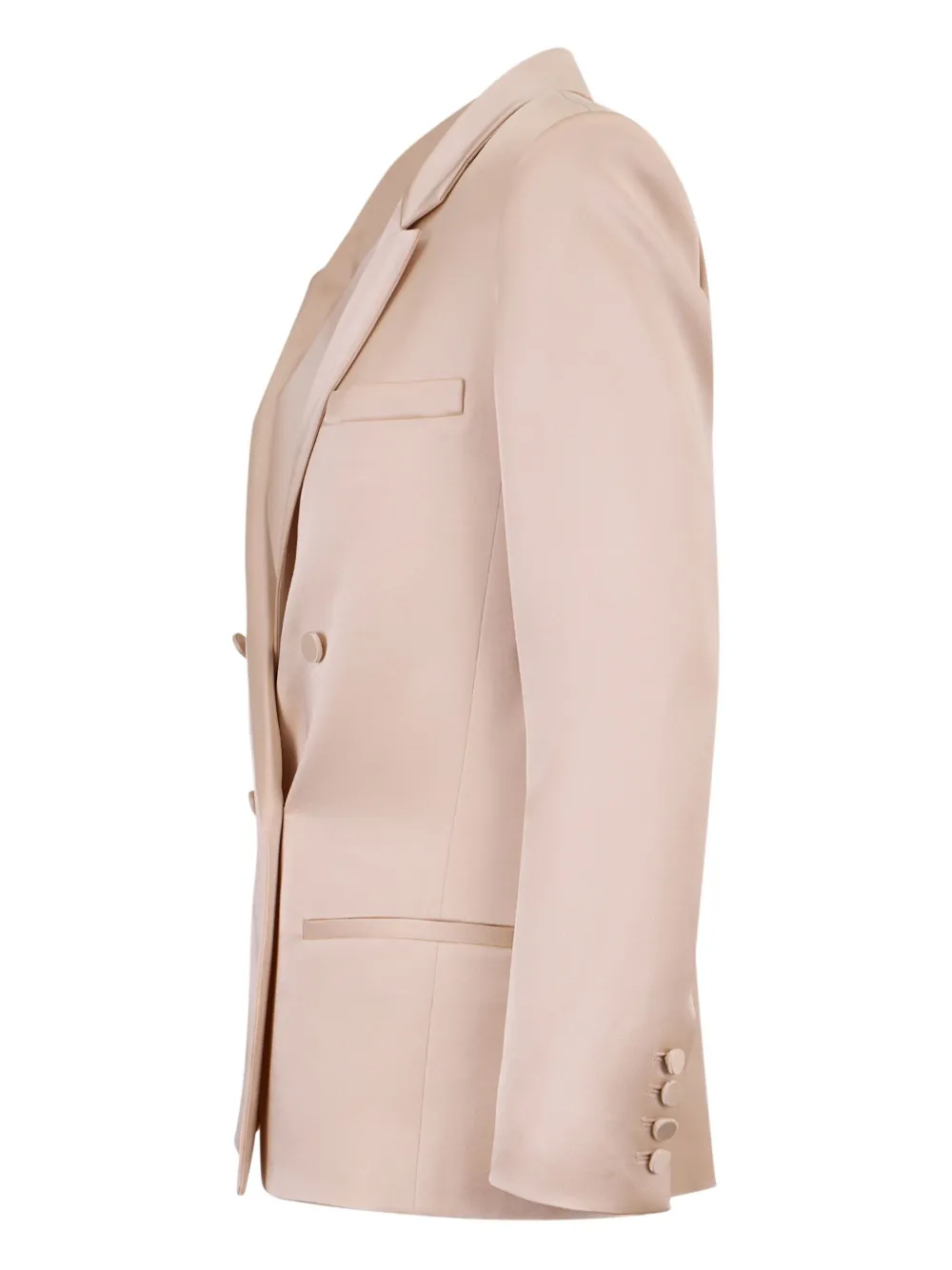 Lapointe Double-breasted Blazer In Pink