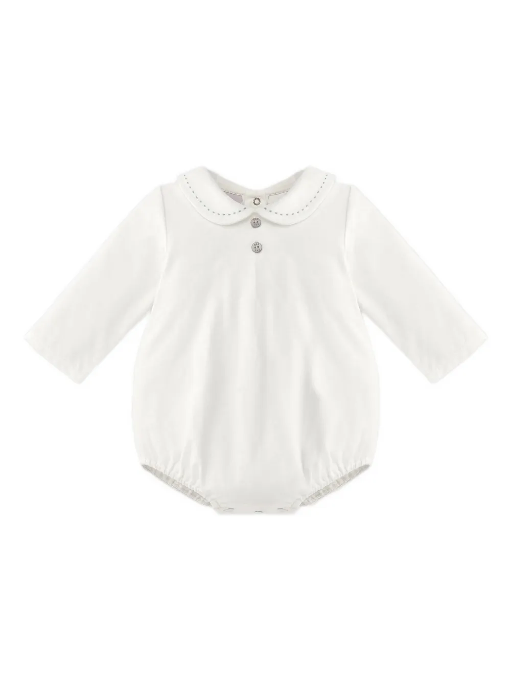 Paz Rodriguez Bow-detail Babywear Set In Blue