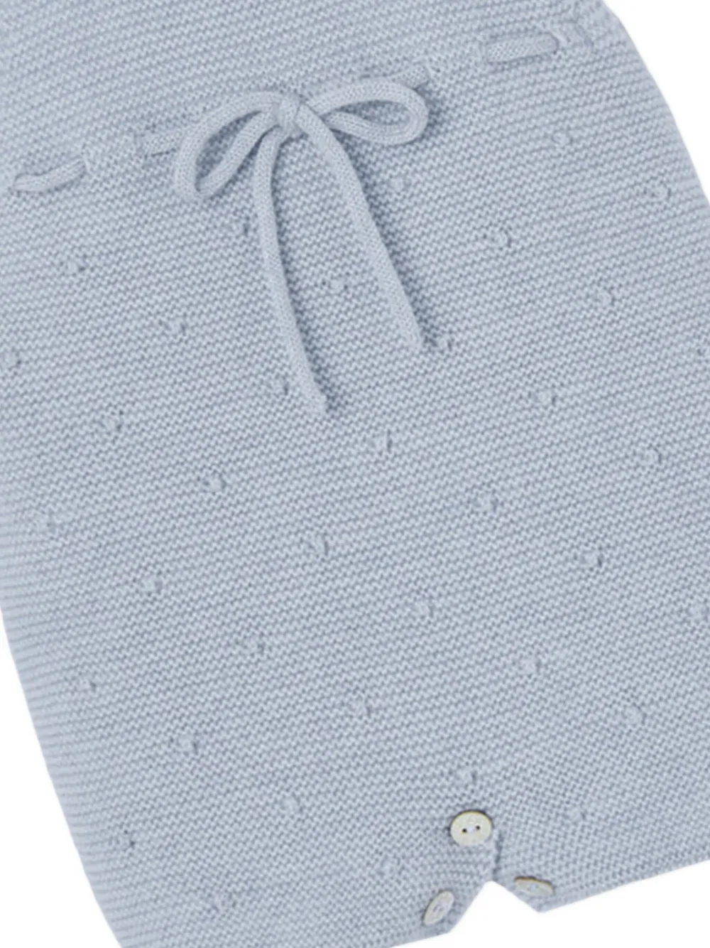 Paz Rodriguez Bow-detail Babywear Set In Blue