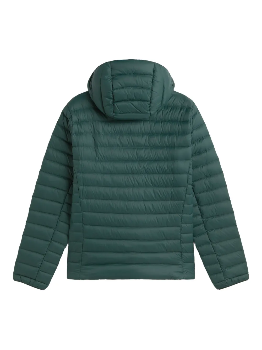 Patagonia Insulated Hoodie Featuring Adjustable Elements In Green