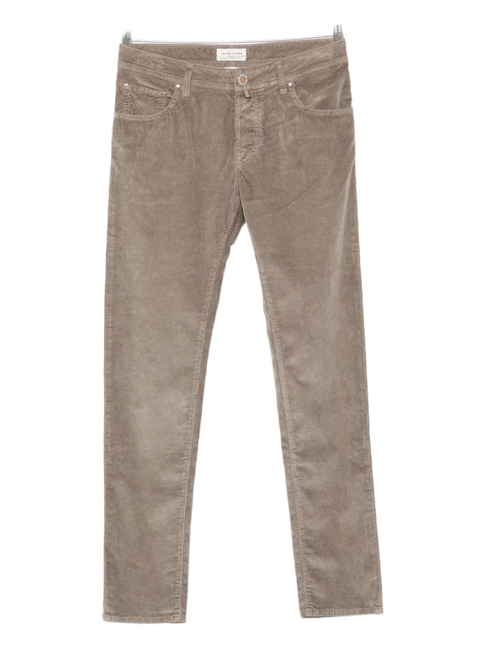 Jacob Cohen Corduroy Five-pocket Trousers In Brown