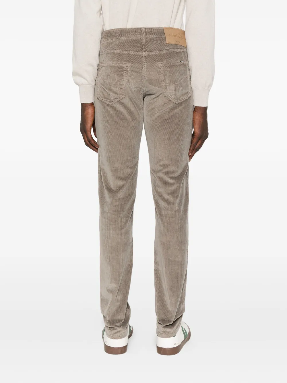 Jacob Cohen Corduroy Five-pocket Trousers In Brown