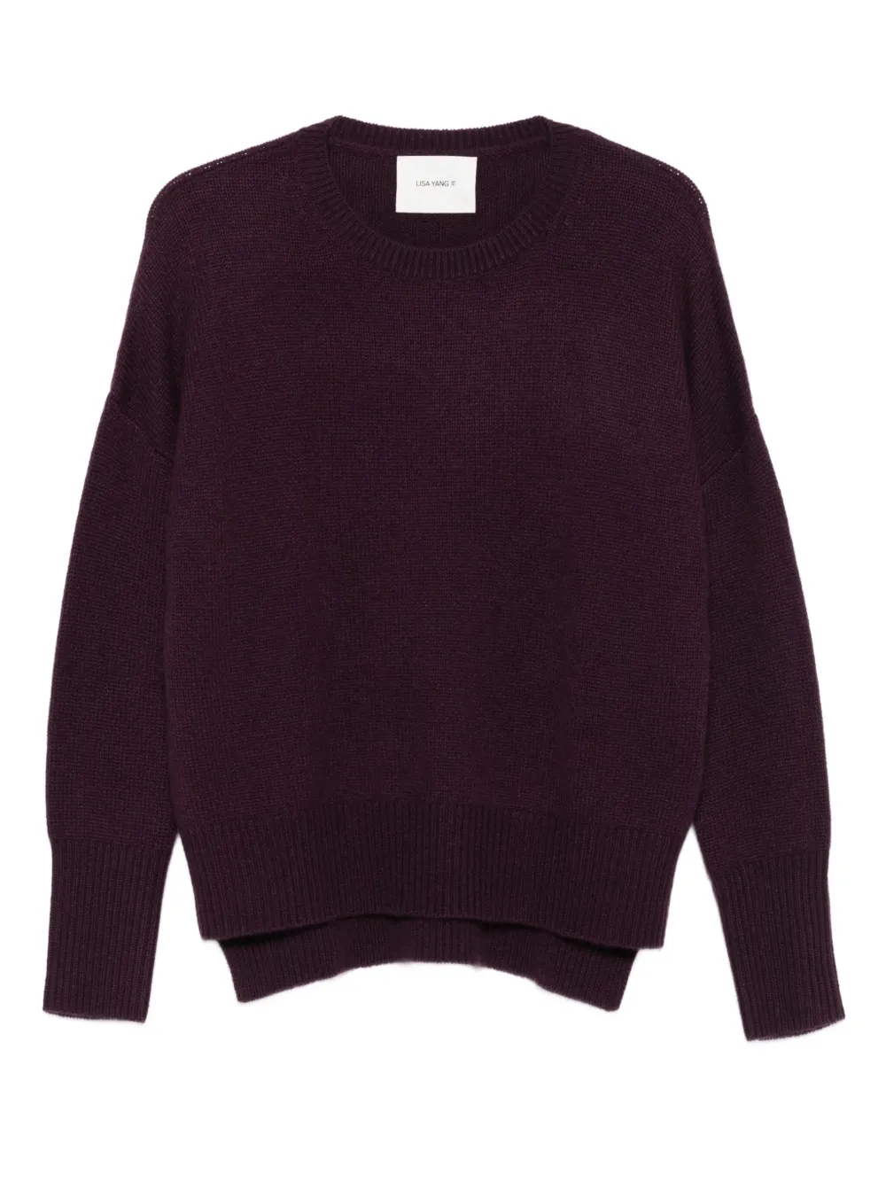 Lisa Yang round-neck cashmere sweater | Purple | Image 1