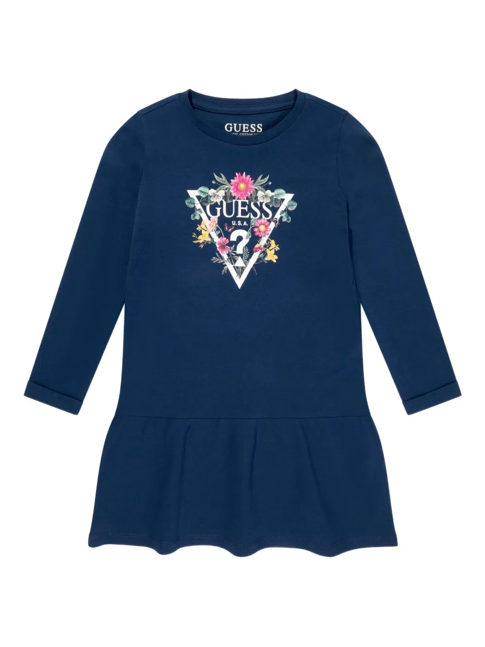guess kids jersey dress | Blue | Image 1