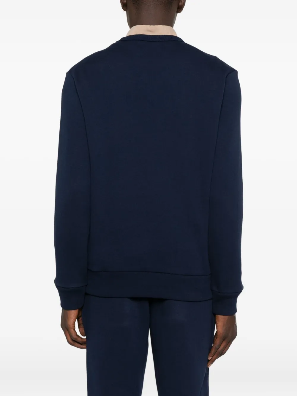 Polo Ralph Lauren logo-embroidered crew-neck sweatshirt Blauw