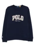 Polo Ralph Lauren logo-embroidered crew-neck sweatshirt - Blue