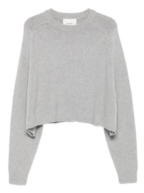 Lisa Yang cropped round-neck jumper
