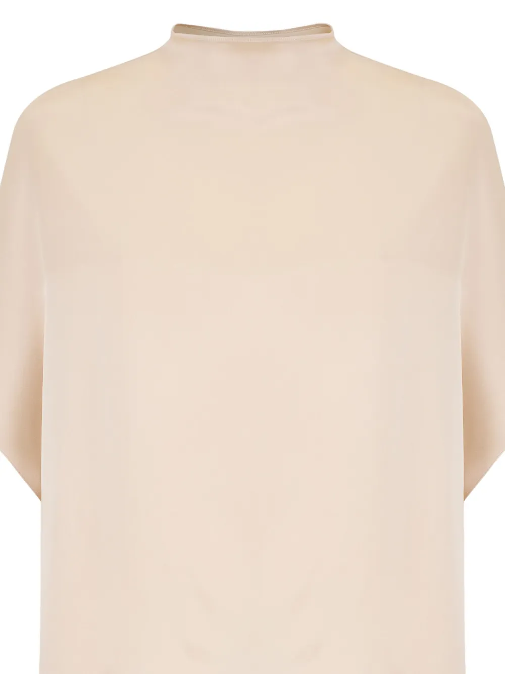 Lapointe Satin Cape Top In Neutral
