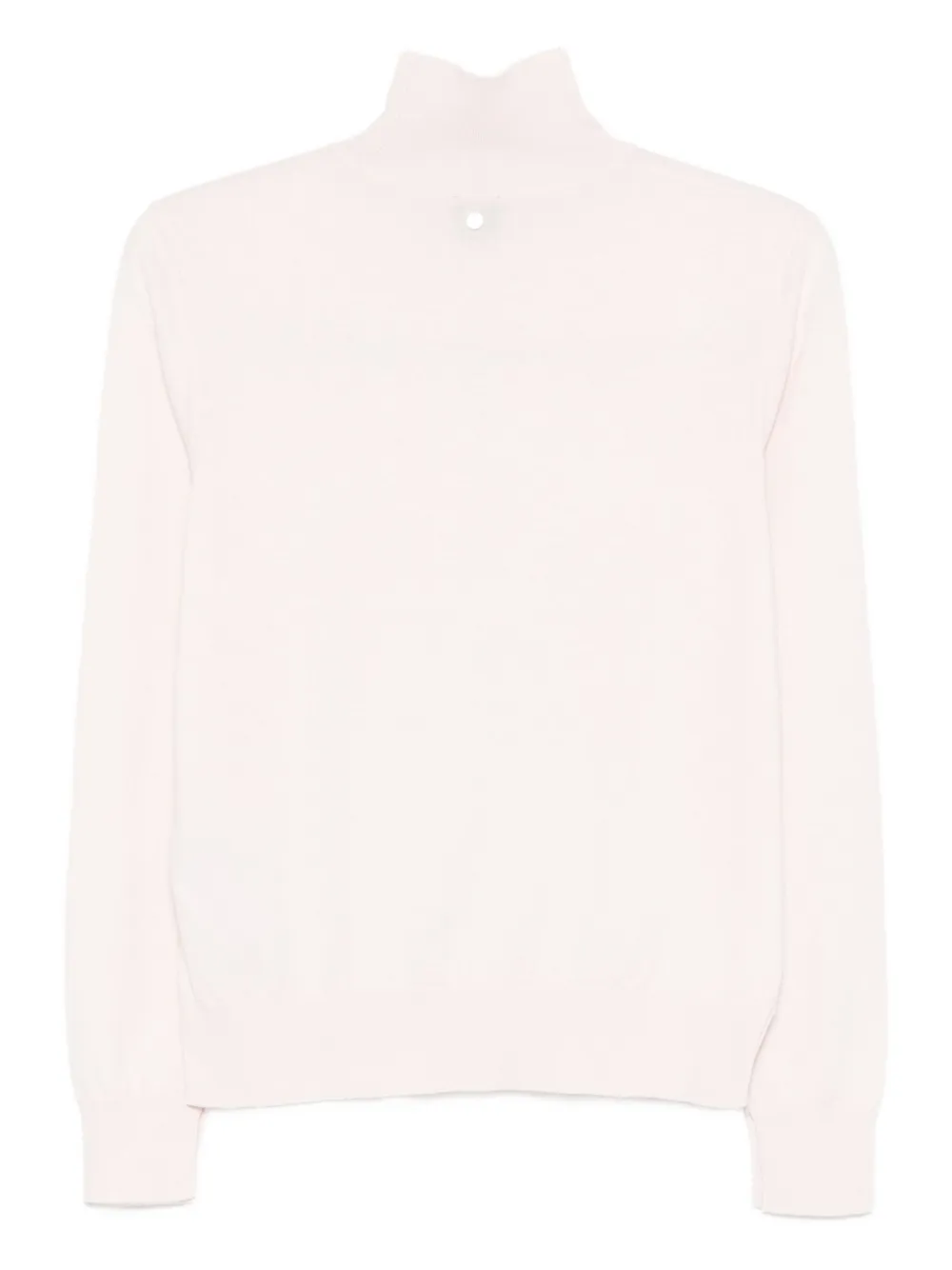 Hugo Boss Turtleneck Front-detail Sweater In Pink