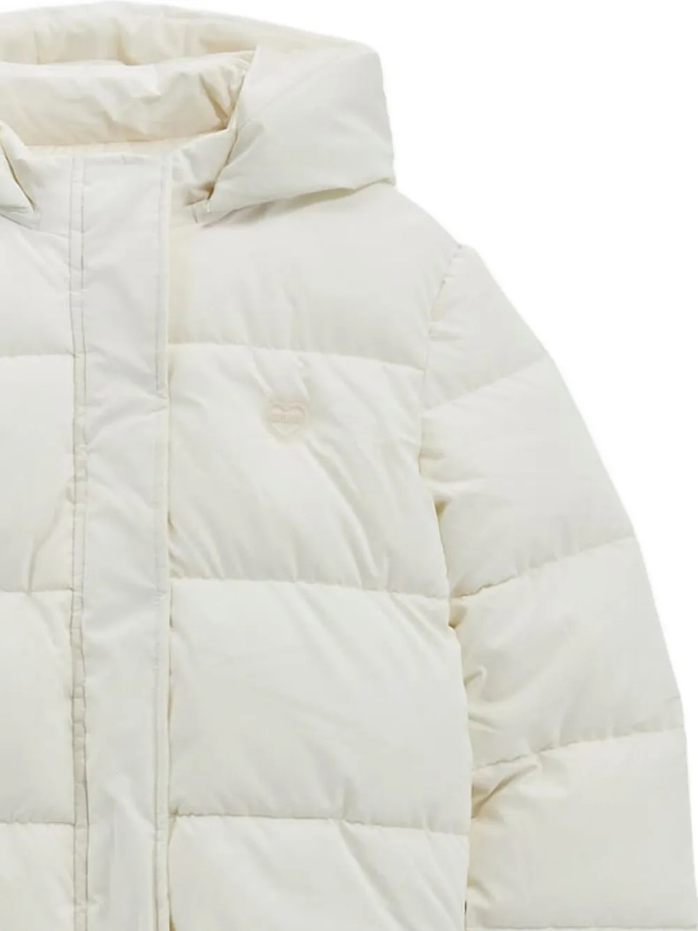 guess kids hooded jacket Beige
