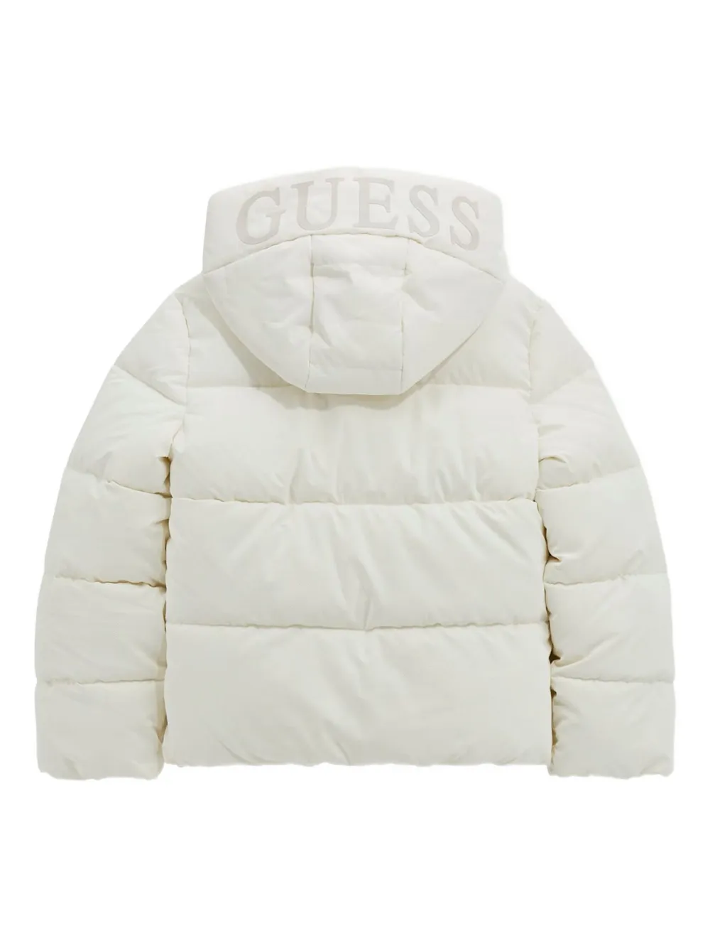 guess kids hooded jacket Beige