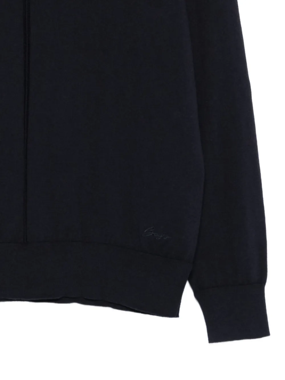 BOSS Coltrui van katoen-wolblend Blauw