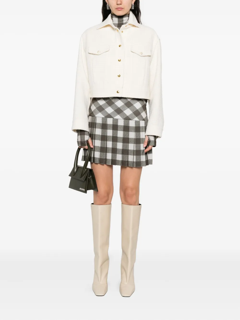 PINKO Cropped jack Wit