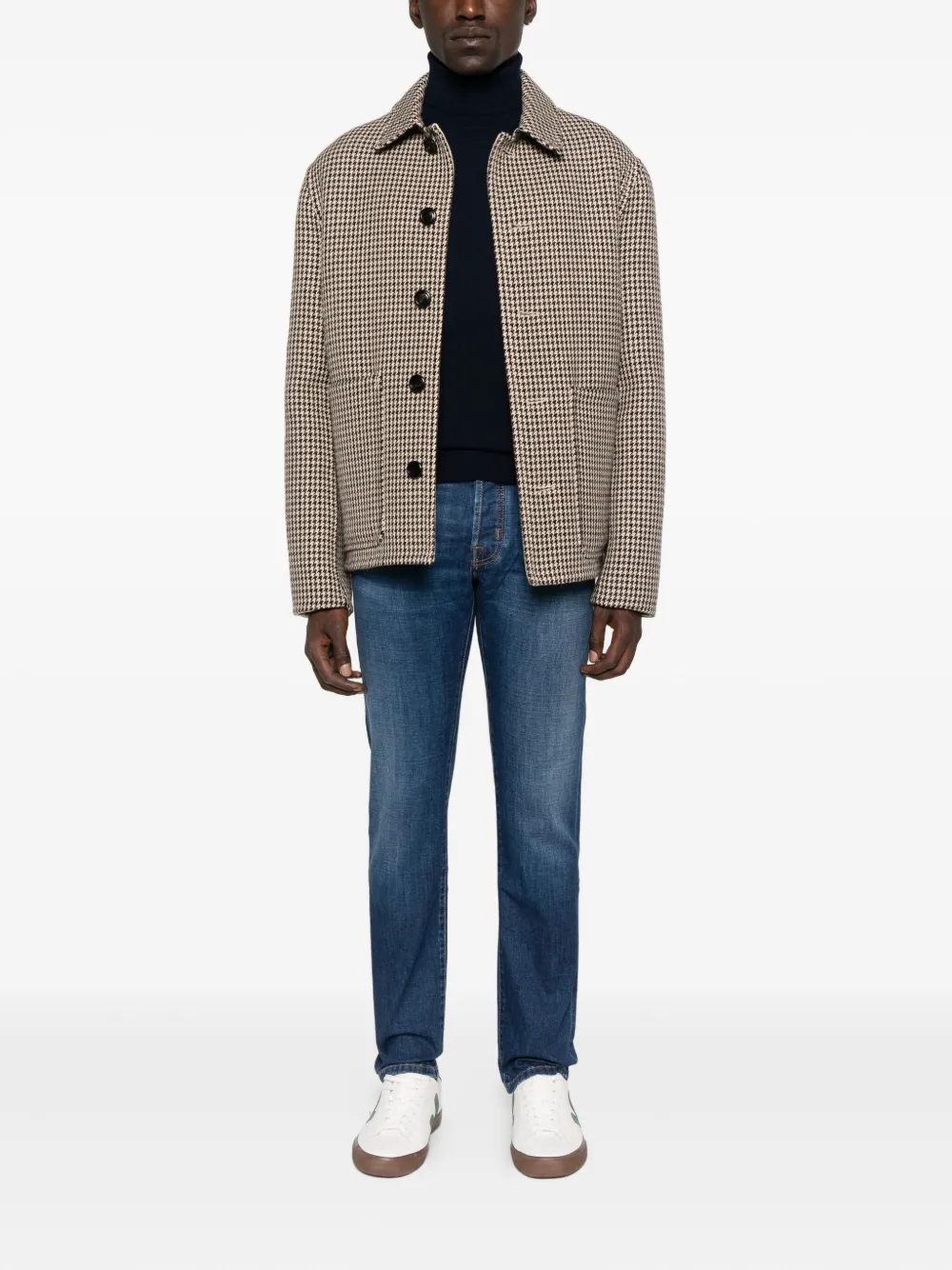 Gran Sasso turtleneck wool sweater - Blauw