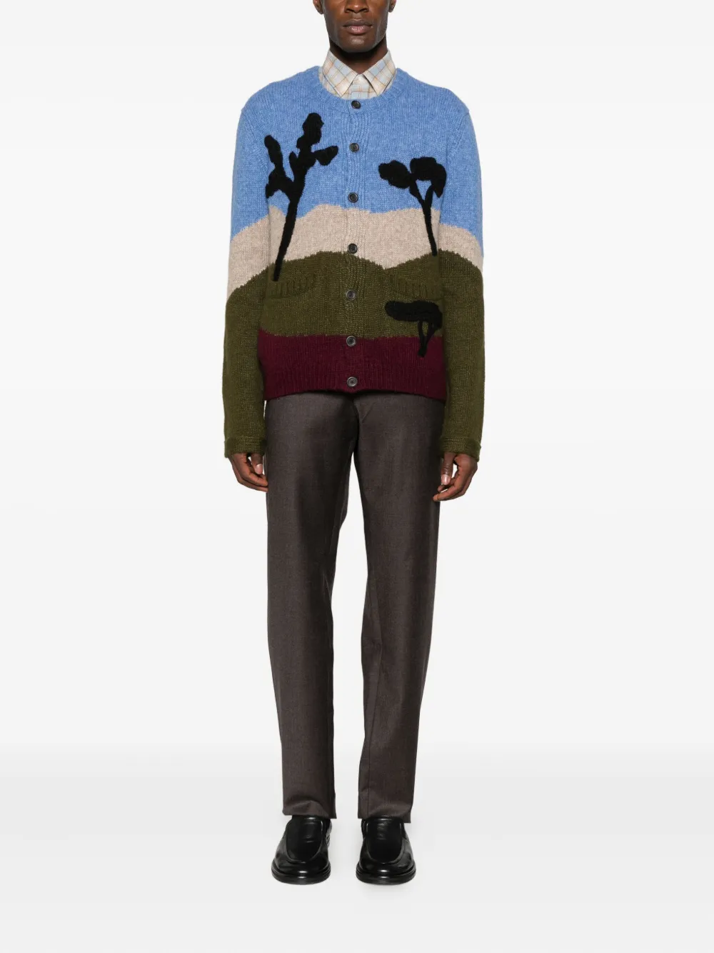 Agnona wool trousers - Bruin