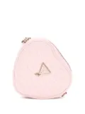 guess kids heart-shaped quilted shoulder bag - Pink