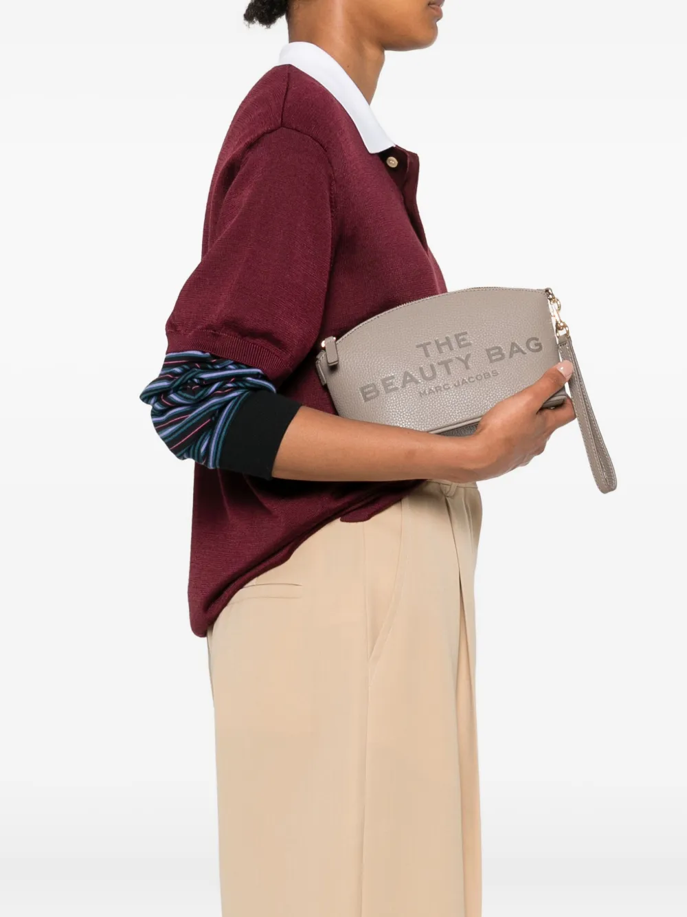 Marc Jacobs The Beauty Bag Makeup Bag In Gray