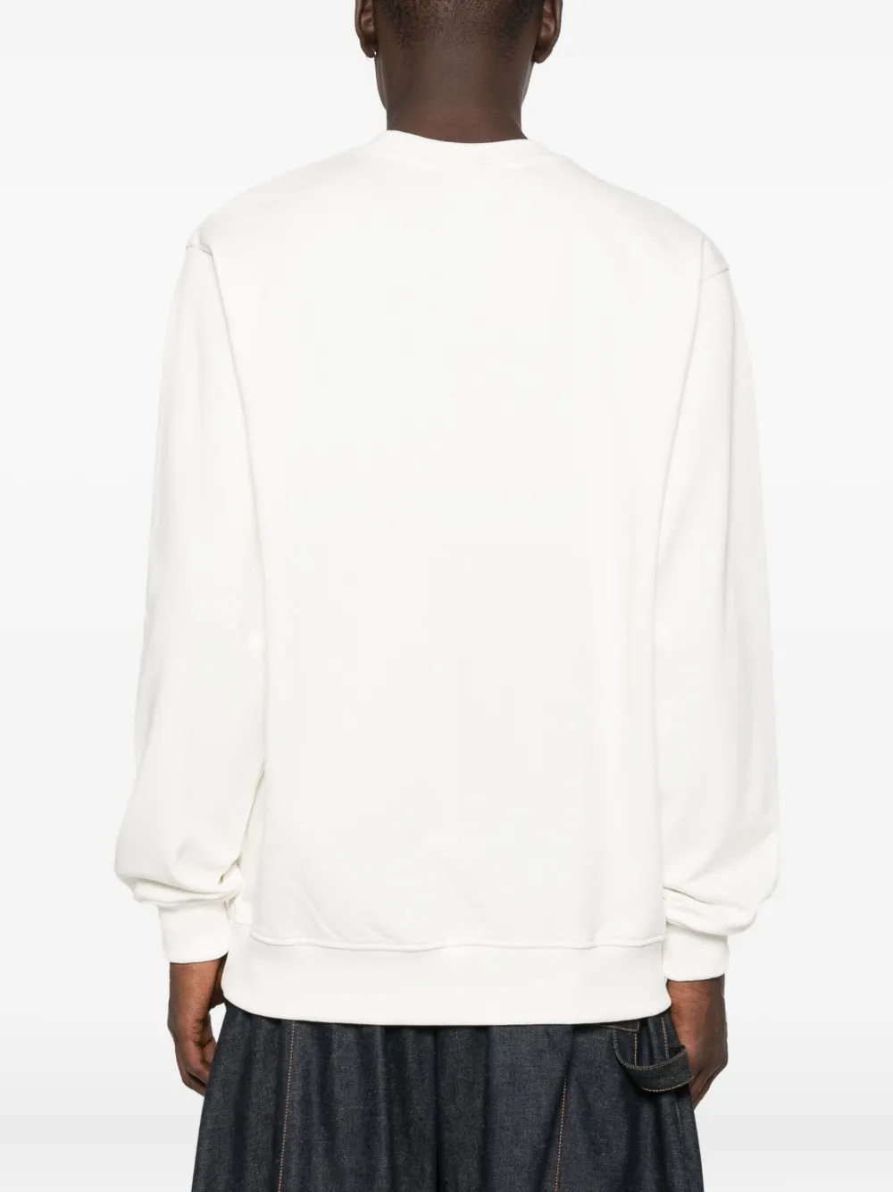 Drôle De Monsieur cotton sweatshirt Beige