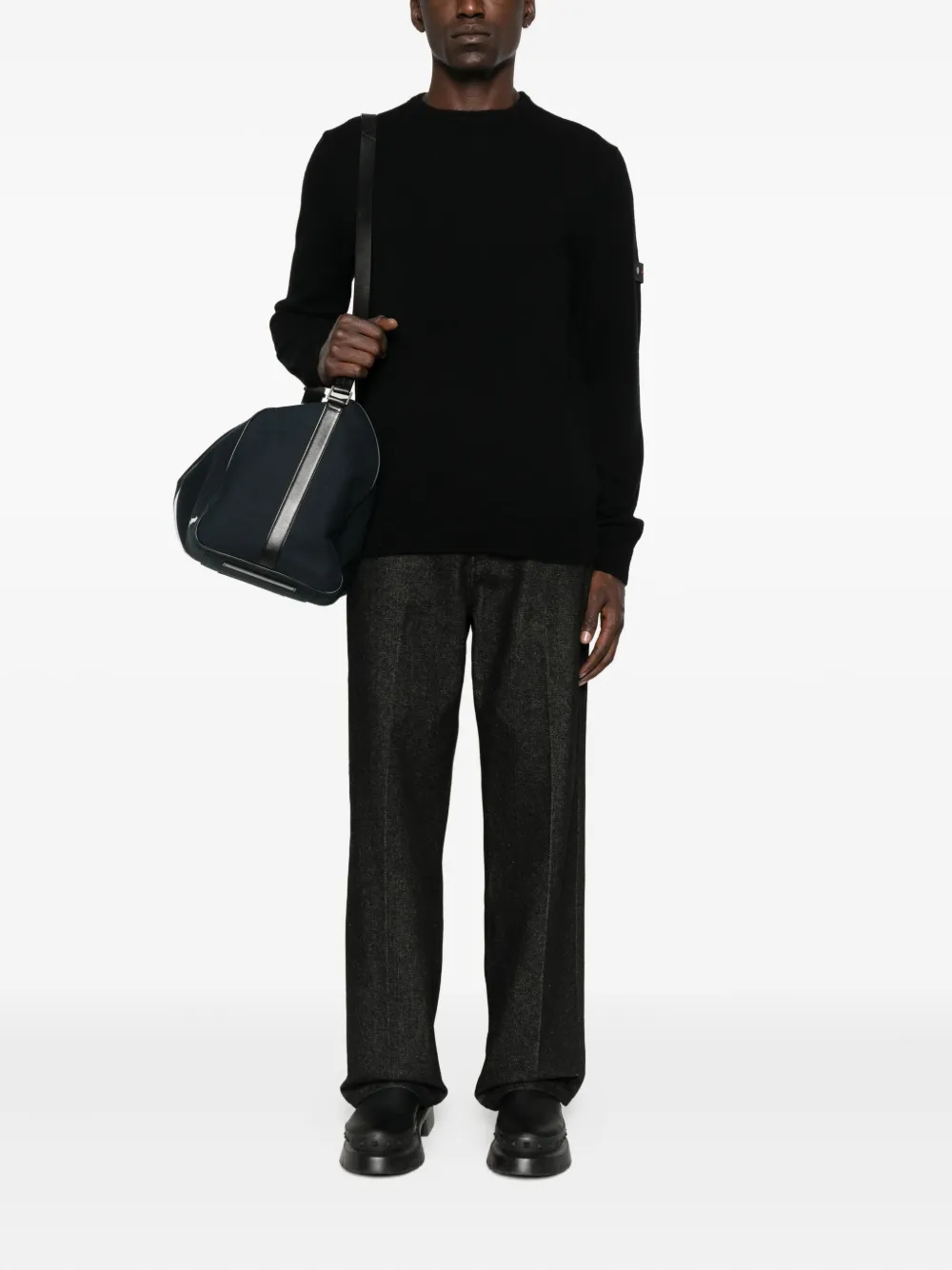Peuterey crew-neck sweater - Zwart