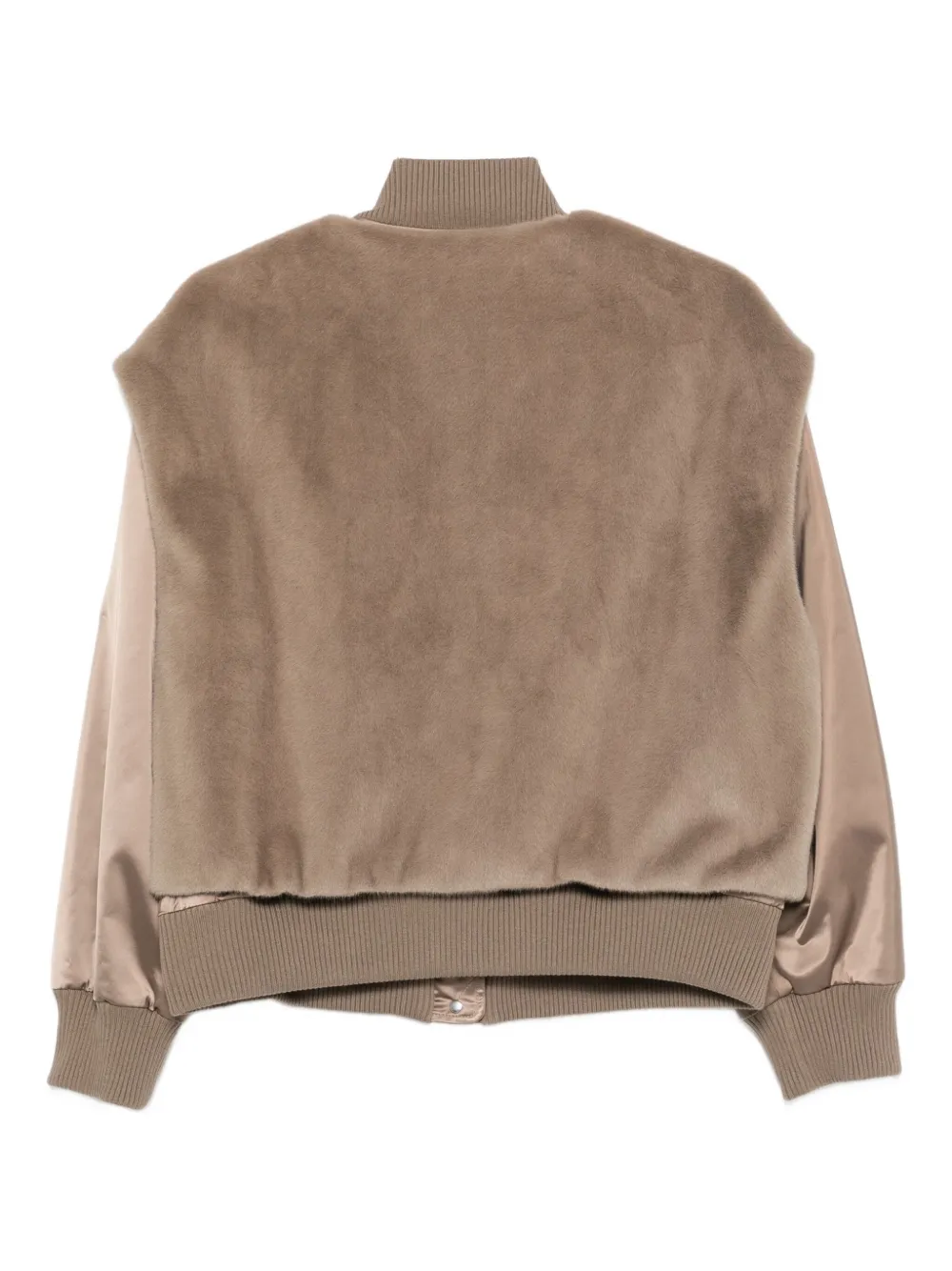 Hugo Boss Boss Bomber Jacket With Removable Panel In Brown