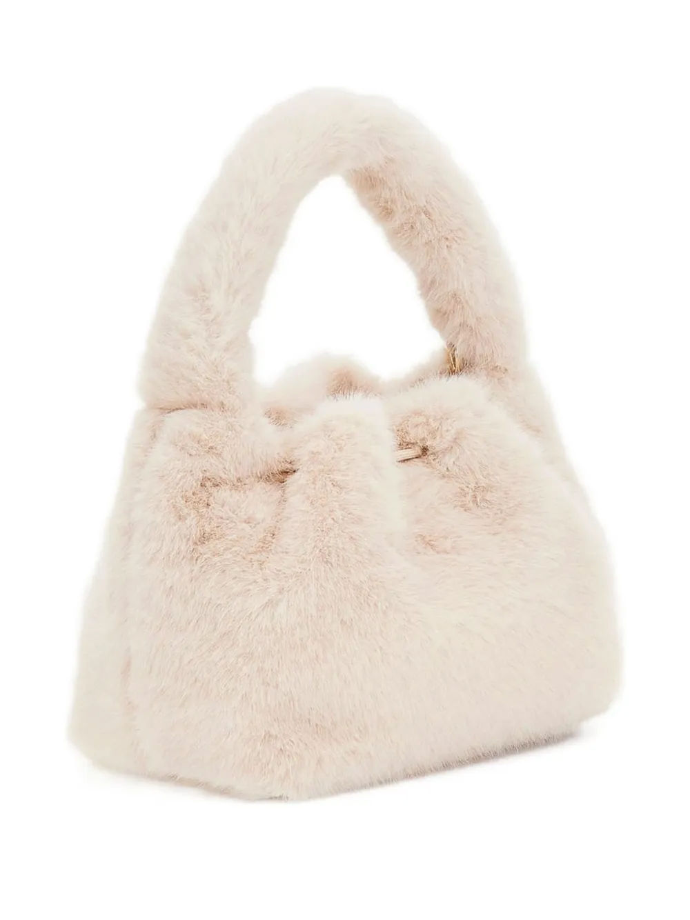 Guess kids Tas met afwerking van bont - Beige