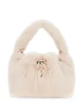 guess kids fur-trimmed bag - Neutrals