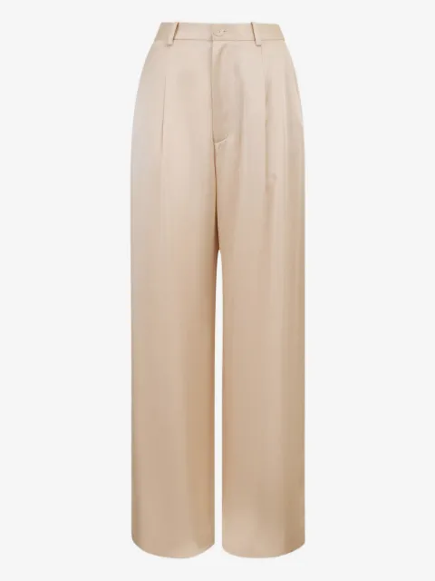 LAPOINTE pleated straight trousers