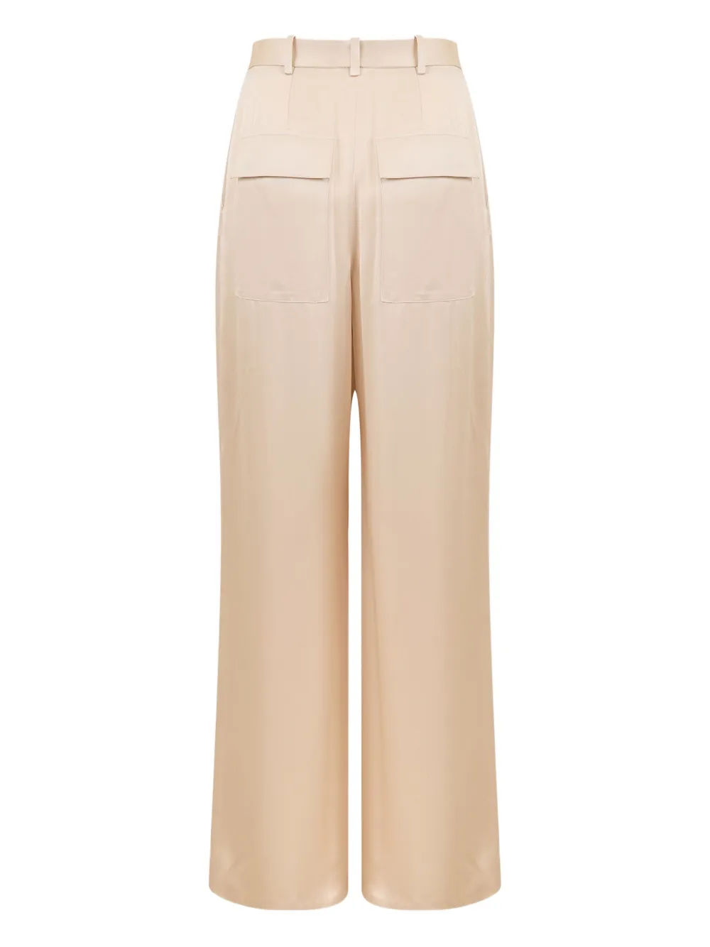 LAPOINTE Straight plooibroek Beige