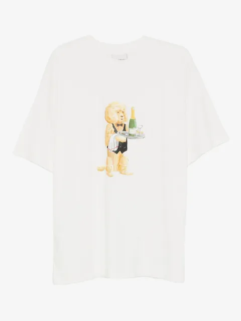 Drôle De Monsieur dog-design T-shirt
