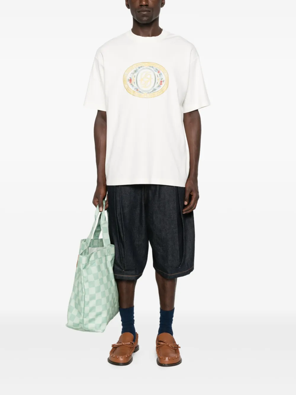 Drôle De Monsieur oval-frame logo T-shirt | T-Shirts | Image 2