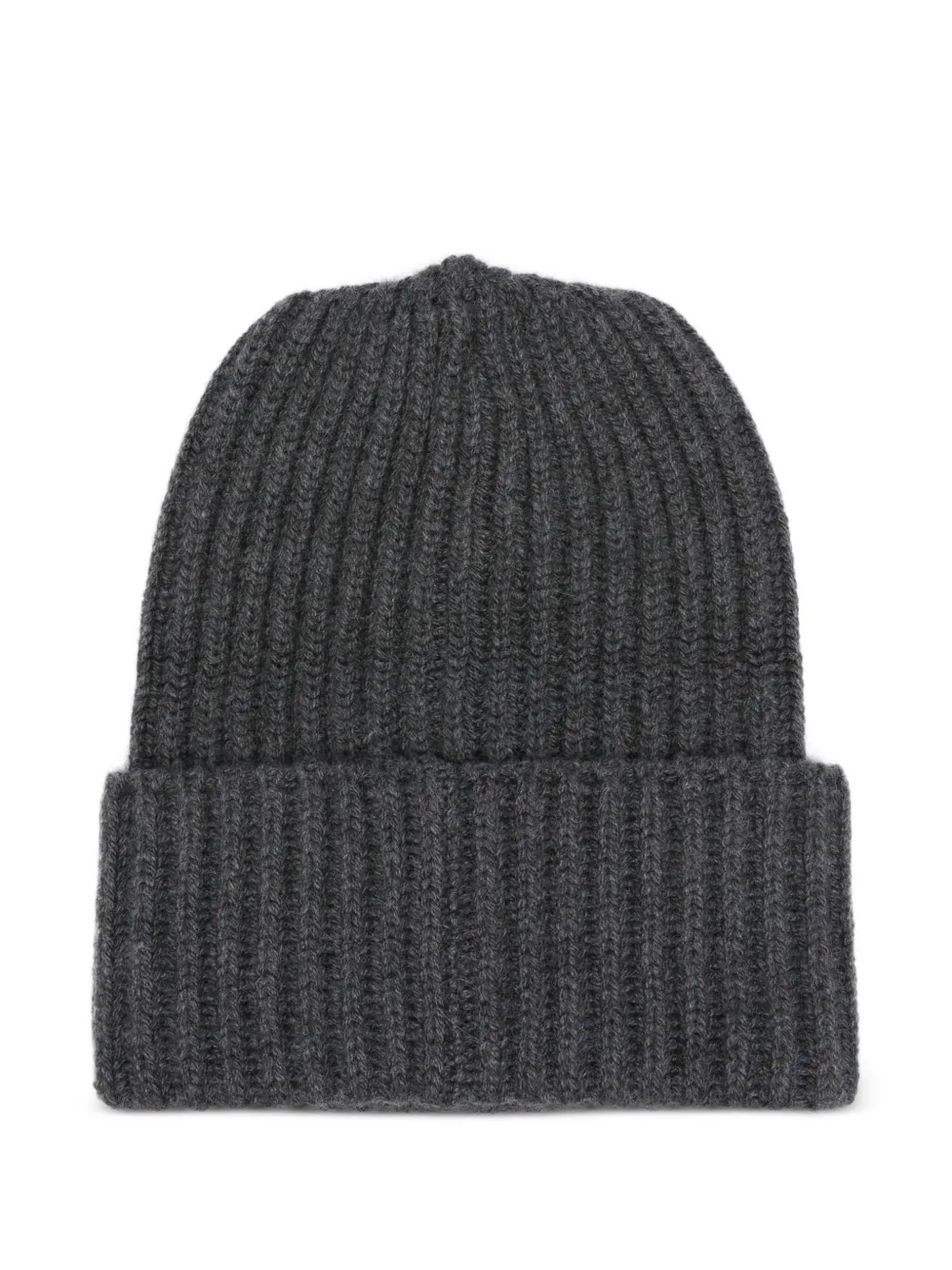 Agnona logo-plaque beanie - Grijs
