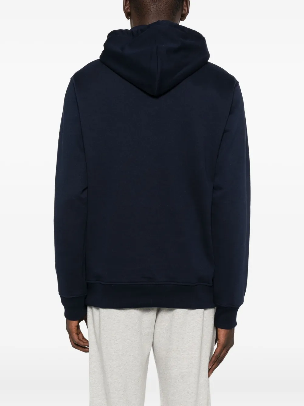 Drôle De Monsieur rose logo hoodie Blauw