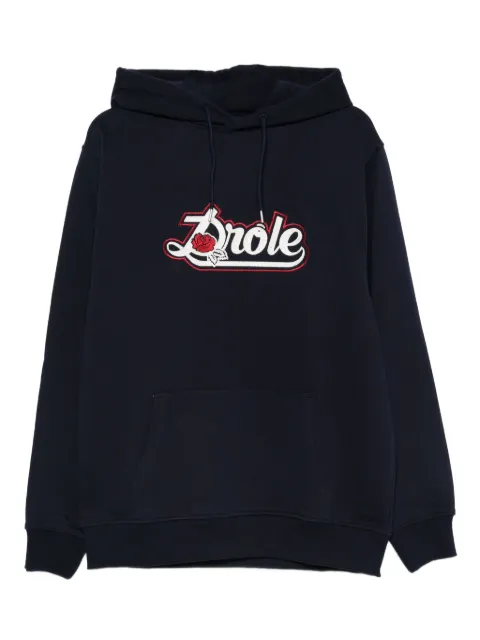 Drôle De Monsieur hoodie con logo de rosa