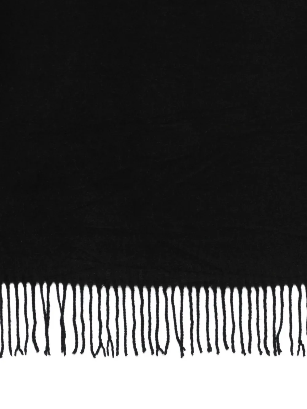 Blugirl fringed scarf Zwart