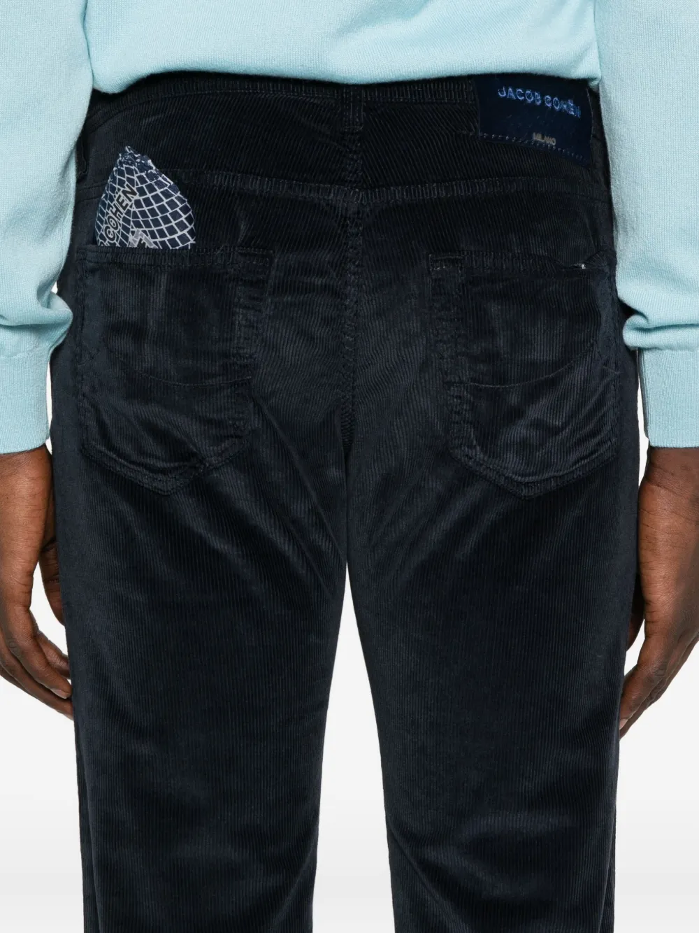 Jacob Cohen Corduroy Trousers In Blue