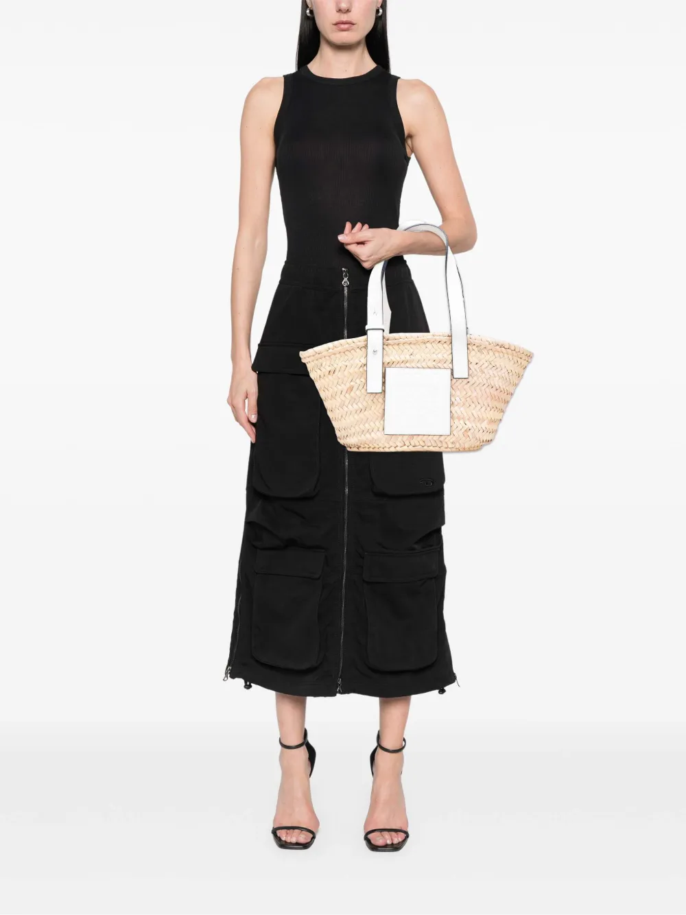 Loewe Pre-Owned 2010-2025 Medium Raffia Basket tote bag | Pre-Owned | Image 2