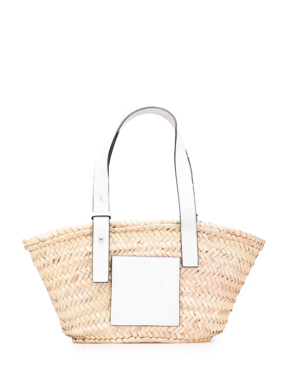 Loewe Pre-Owned 2010-2025 Medium Raffia Basket tote bag - ブラウン Loewe Pre-Owned 2010-2025 Medium Raffia Basket tote bag - ブラウン