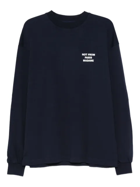 Drôle De Monsieur t-shirt imprimé à manches longues