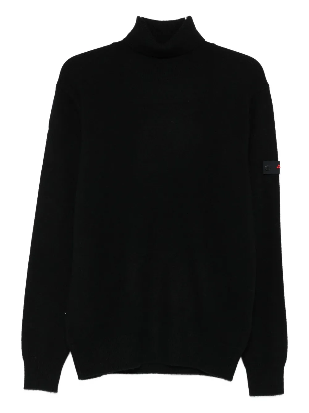 Peuterey Roll-neck Patch-pocket Sweater In Black