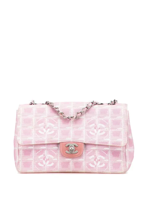 CHANEL Pre-Owned 2000-2002 Medium New Travel Line Nylon Single Flap shoulder bag