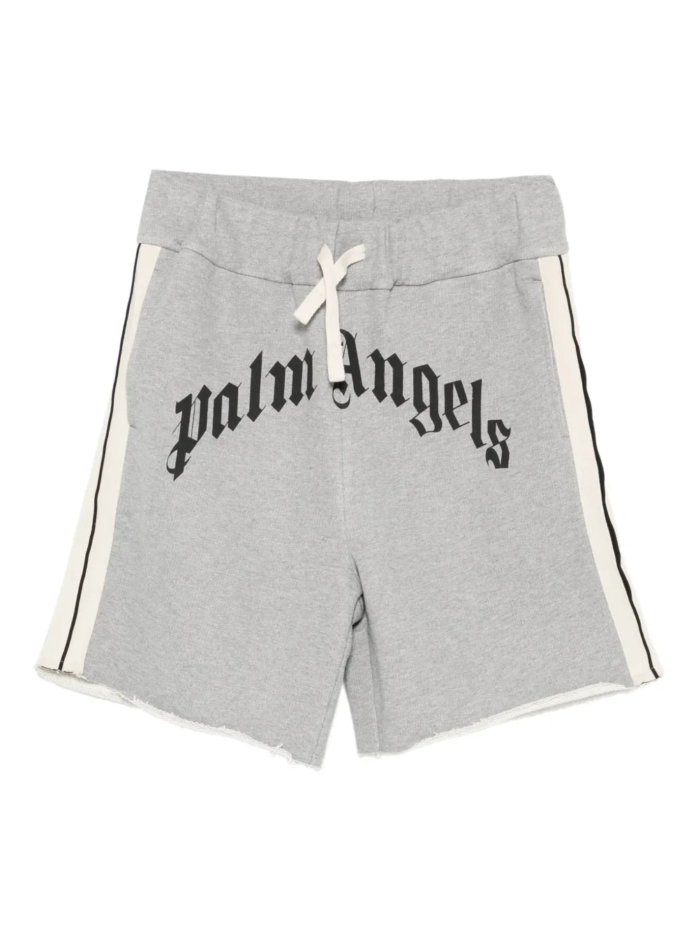 Palm Angels サイドストライプ ショートパンツ - グレー Palm Angels サイドストライプ ショートパンツ - グレー