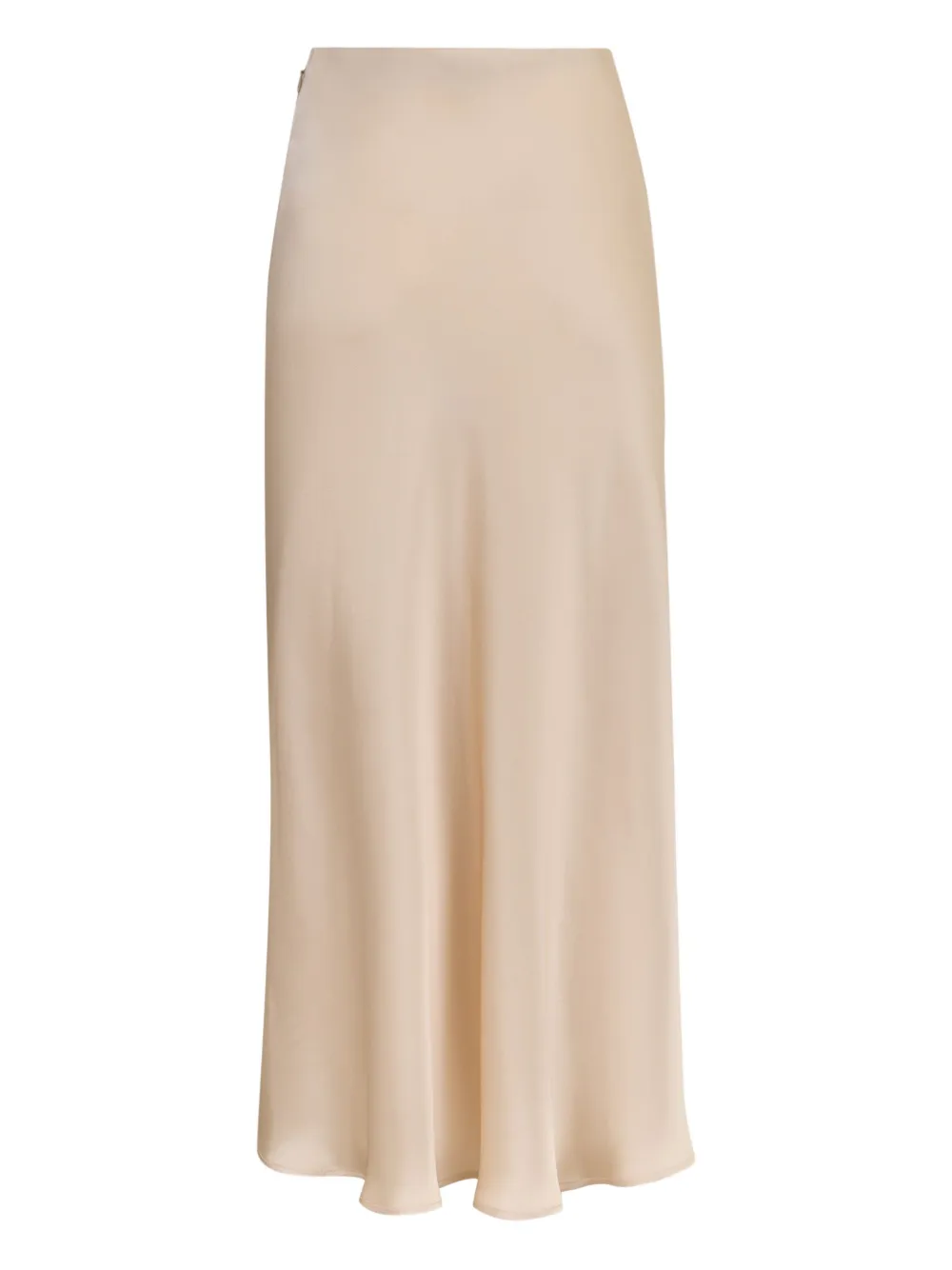 Lapointe Flared Midi Straight Skirt In Neutral