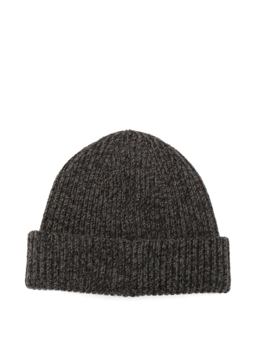 Agnona ribbed beanie hat - Grijs