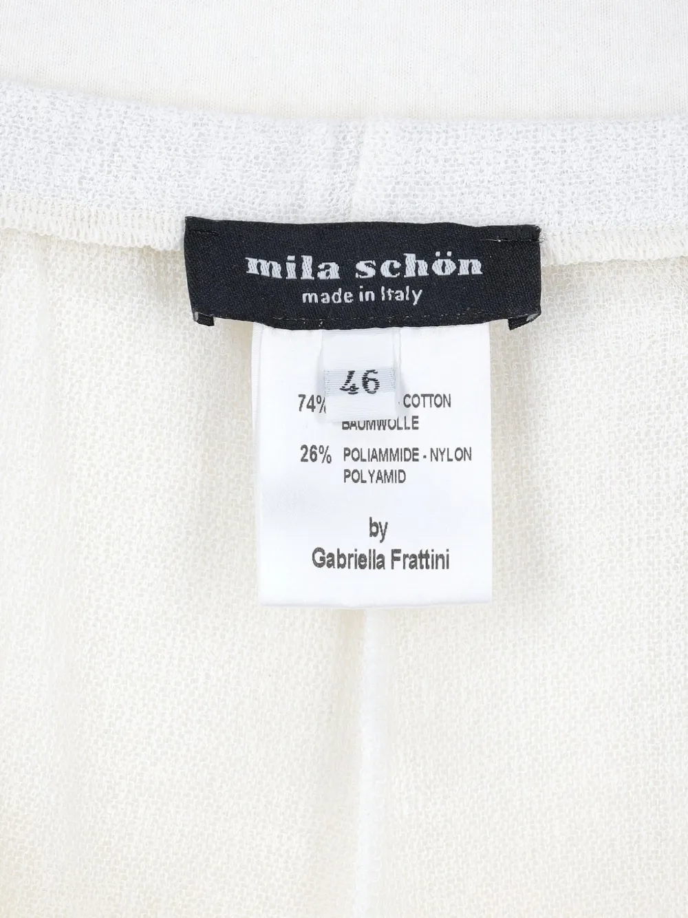 Pre-owned Mila Schön 2000s Floral-embroidered Dress In White