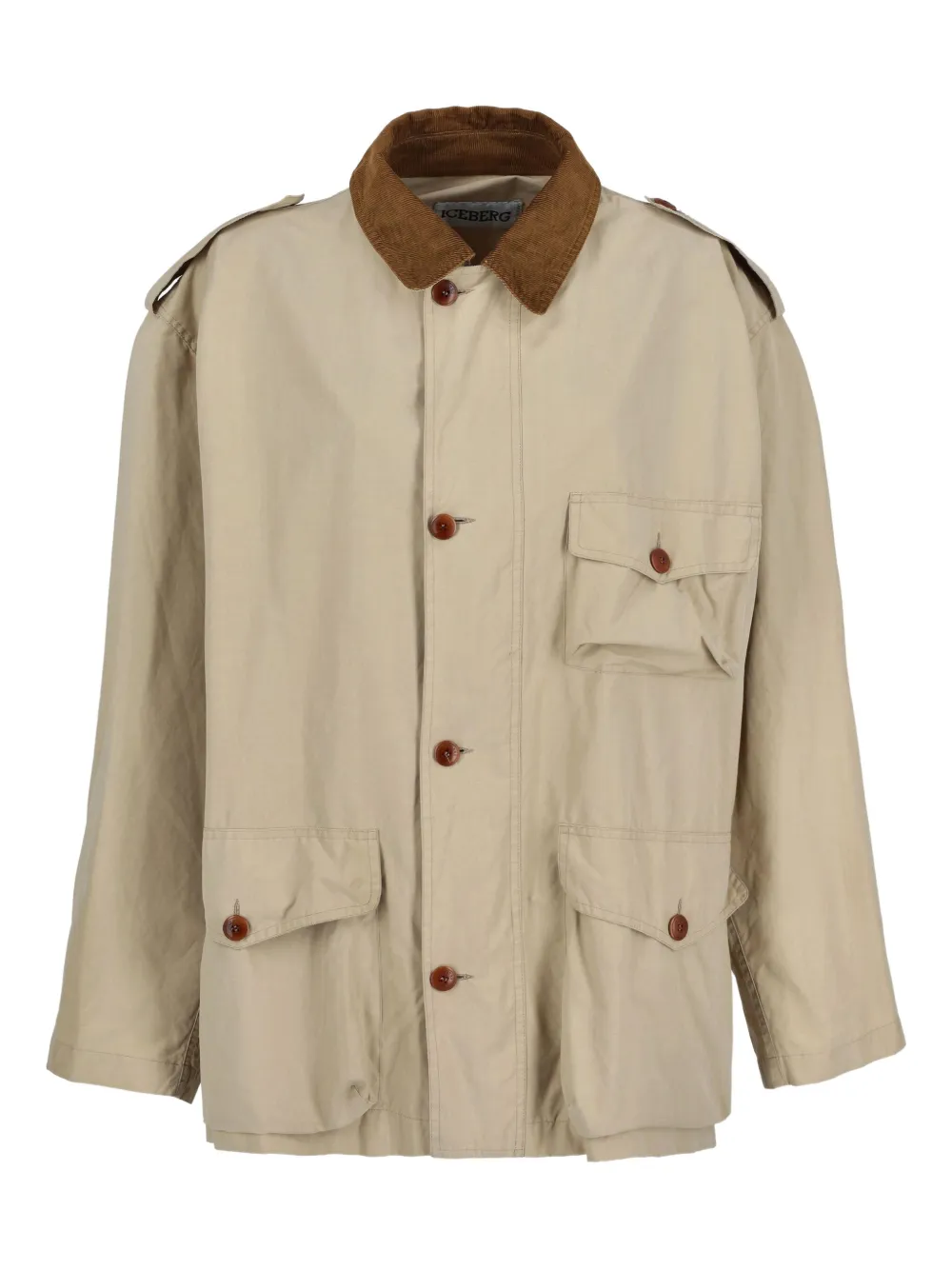 Iceberg embroidered-lion safari jacket | Neutrals | Image 1