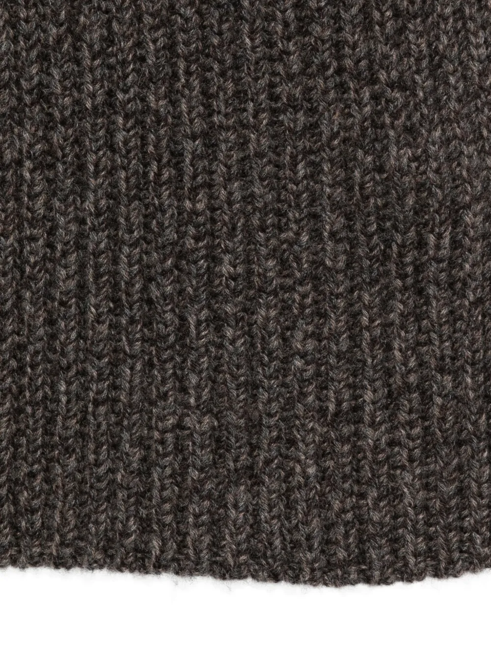 Agnona Button-detail Scarf In Gray