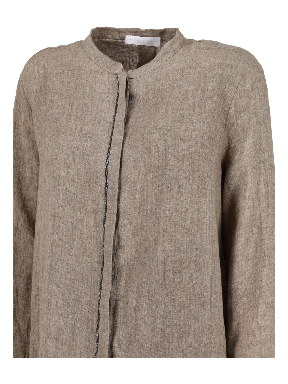 Pre-owned Fabiana Filippi Two-piece Linen Suit In Neutral