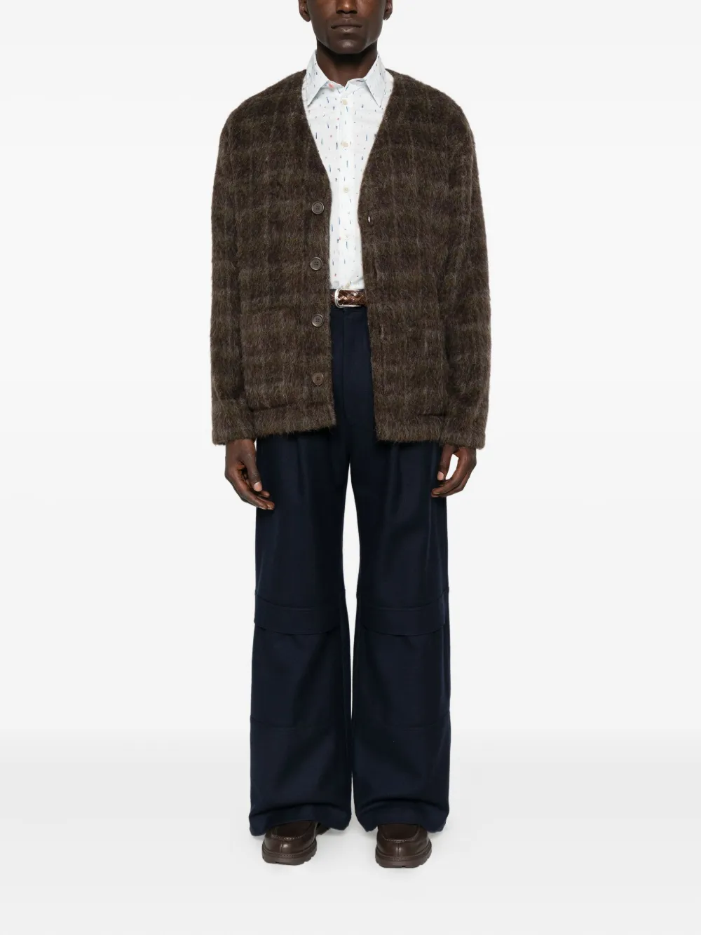 PS Paul Smith Freefall overhemd met lange mouwen print - Blauw