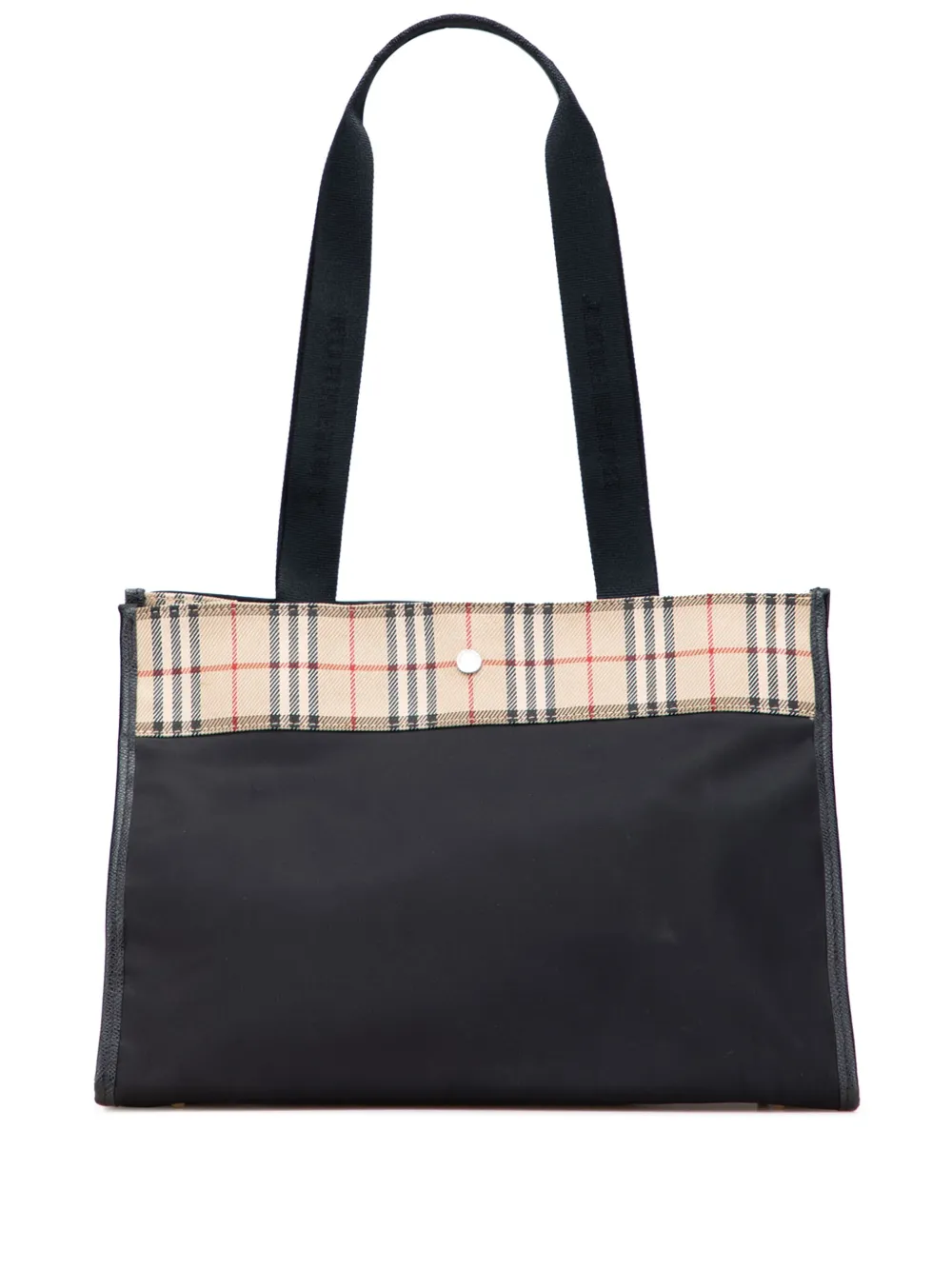 Burberry Pre-Owned 2000-2017 House Check Nylon tote bag - ブラック Burberry Pre-Owned 2000-2017 House Check Nylon tote bag - ブラック